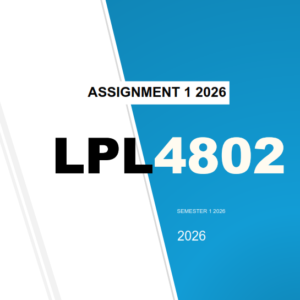 LPL4802 Assignment 1 MEMO 2026 Due 24 March 2026