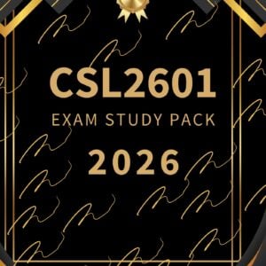 CSL2601 EXAM STUDY PACK 2026