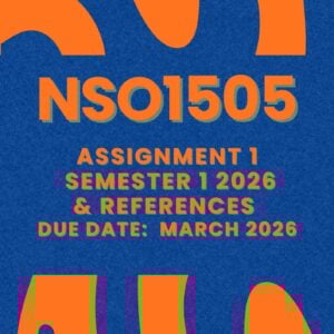 NSO1505 ASSIGNMENT ONE SEMESTER ONE 2026 COMPLETE ANSWERS {DUE DATE MARCH 2026}