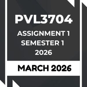 PVL3704 ASS 1 SEM 1 2026 MEMO |MARCH 2026|