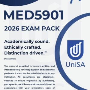 MED5901 EXAM PACK 2026