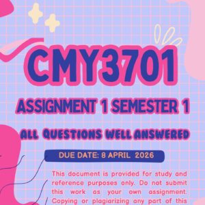 cmy3701 assignment 1 semester 1 2026