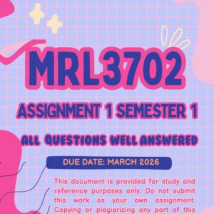 mrl3702 assignment 1 semester 1 2026