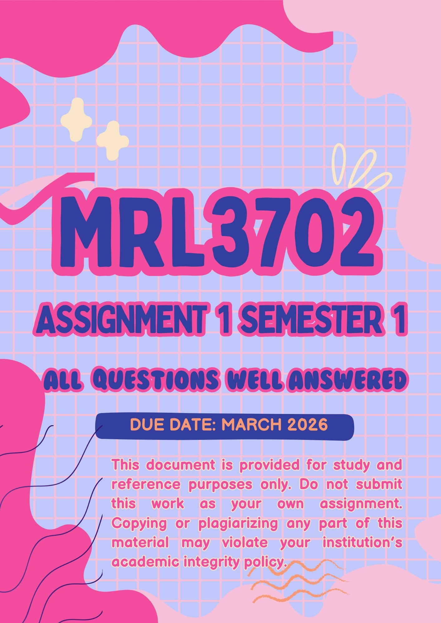 mrl3702 assignment 1 semester 1 2026