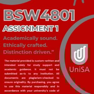 BSW4801 ASSIGNMENT 1 {RESEARCH PROPOSAL} (COMPLETE ANSWERS) DUE DATE 2026
