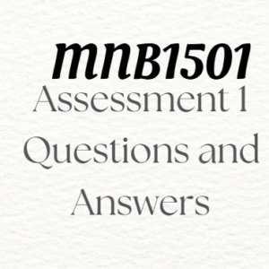 MNB1501 - Assessment 1