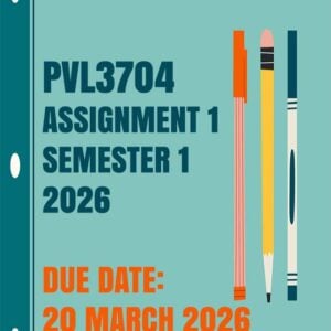 PVL3704 Assignment 1 (Elaborate Answers) Semester 1 2026 – 20 March 2026 [StudyShack]