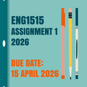 ENG1515 Assignment 1 (Elaborate Answers) 2026 – 15 April 2026 [StudyShack]