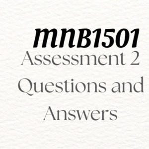 MNB1501 - Assessment 2