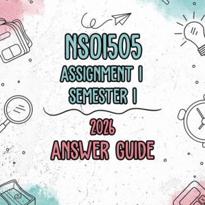 NSO1505 Assignment 1 Semester 1 2026 (Answer Guide)