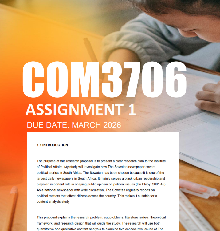 COM3706 Assignment 1 Semester 1 2026 - Due March 2026