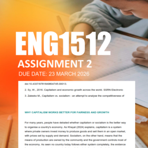 ENG1512 Assignment 2 Semester 1 2026 - Due 23 March 2026