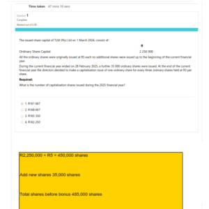FAC2601 Assignment 1 Semester 1 2026 - Due 18 March 2026