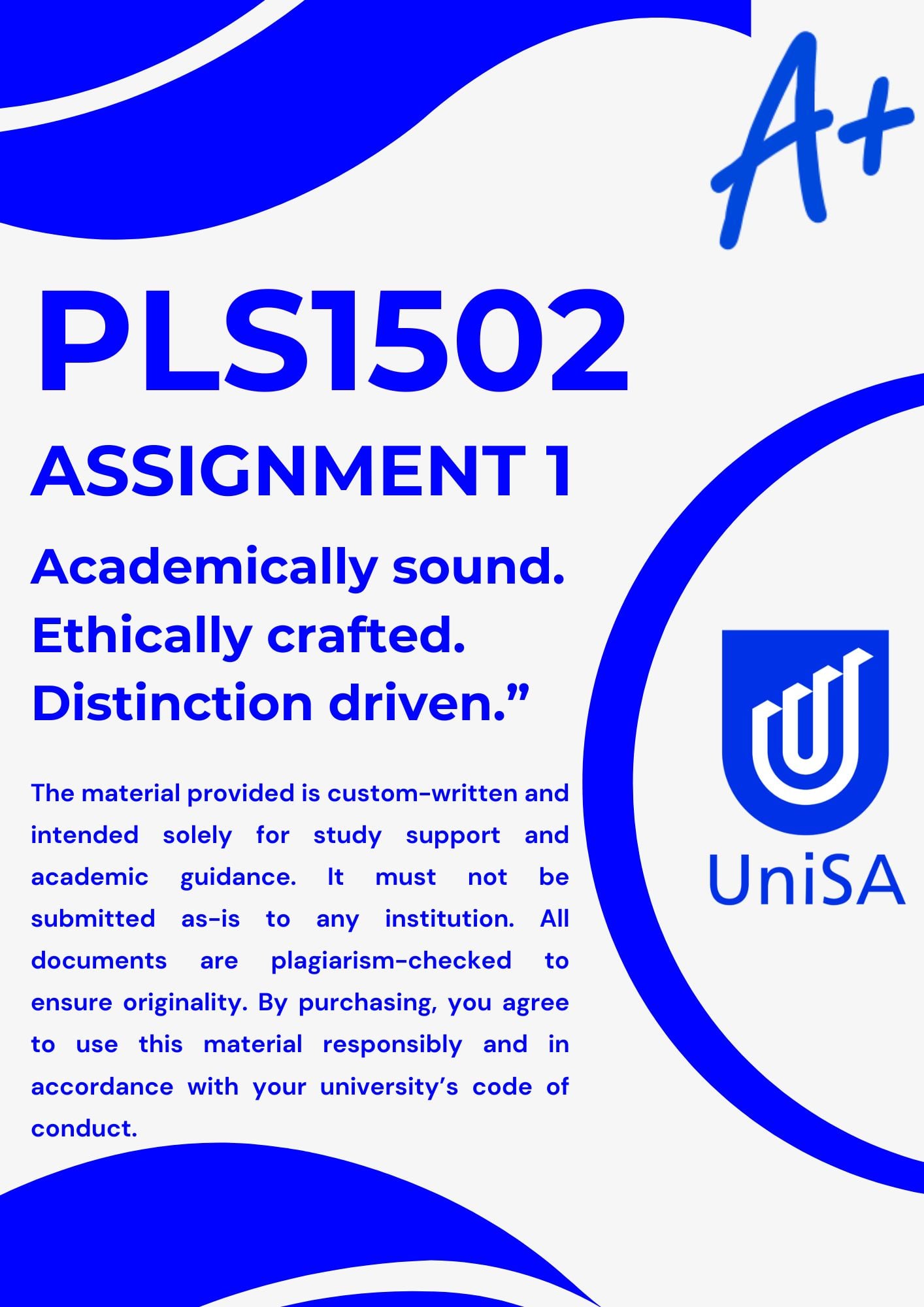 PLS1502 ASSIGNMENT 2 SEMESTER 1 2 2026 (MARCH 2026) - StudyPass