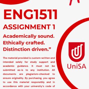 ENG1511 ASSIGNMENT 1 2026 ANSWERS (DUE DATE 13 MARCH 2026)