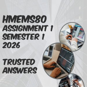 HMEMS80 Assignment 1 Semester 1 2026 (100% TRUSTED & BEST ANSWERS) – 30 March 2026