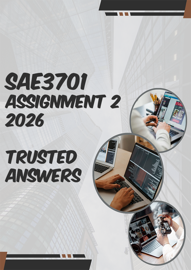 SAE3701 Assignment 2 2026 (100% TRUSTED & BEST ANSWERS) – JUNE 2026