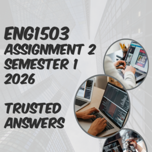 ENG1503 Assignment 2 Semester 1 2026 (100% TRUSTED & BEST ANSWERS) – 15 APRIL 2026