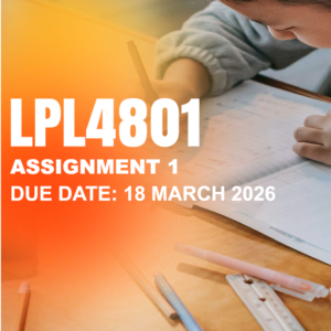 LPL4801 Assignment 1 Semester 1 2026 – Due 18 March 2026