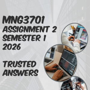 MNG3701 Assignment 2 Semester 1 2026 (100% TRUSTED & BEST ANSWERS) – April 2026