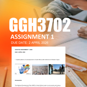 GGH3702 Assignment 2 2026 - Due 2 April 2026
