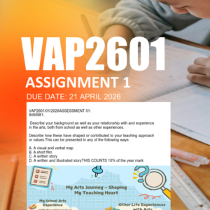 VAP2601 Assignment 1 Semester 1 2026 - Due 21 April 2026