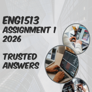 ENG1513 Assignment 1 2026 (100% TRUSTED & BEST ANSWERS) – 13 APRIL 2026