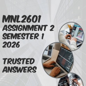 MNL2601 Assignment 2 Semester 1 2026 (100% TRUSTED & BEST ANSWERS) – APRIL 2026
