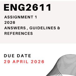 ENG2611 Assignment 1 2026 Answers - Due 29 April 2026