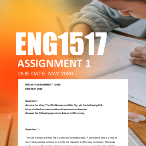 ENG1517 Assignment 1 Semester 1 2026 - Due May 2026