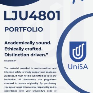 LJU4801 Exam Portfolio Semester 1 2026 Answers |DUE DATE 2 JUNE 2026|