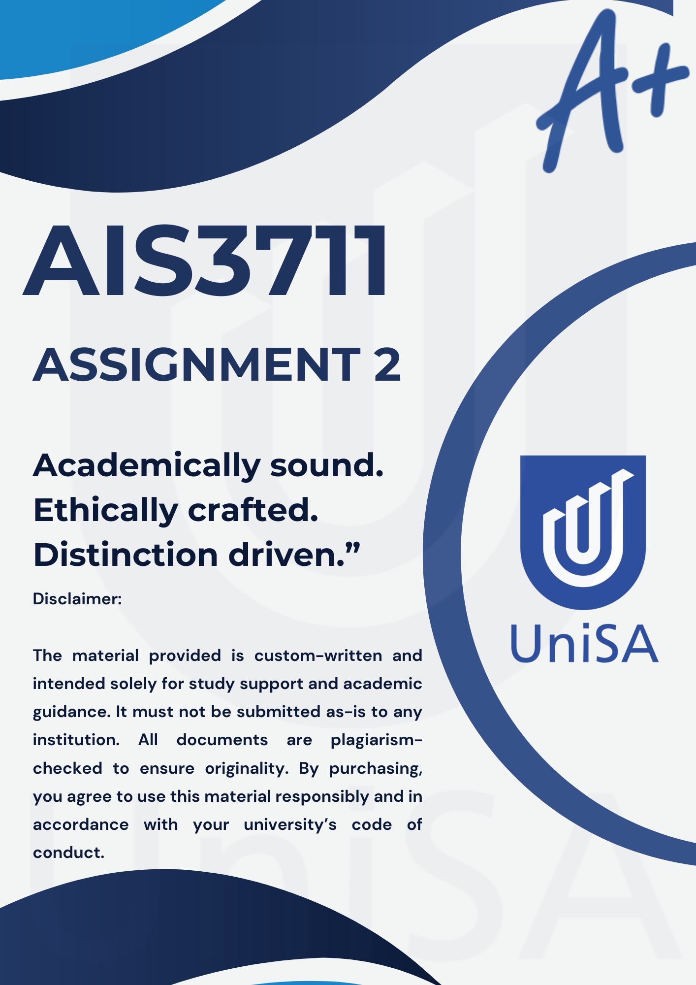 AIS3711 ASSIGNMENT 2 2026 ANSWERS | DUE DATE 22 MAY 2026