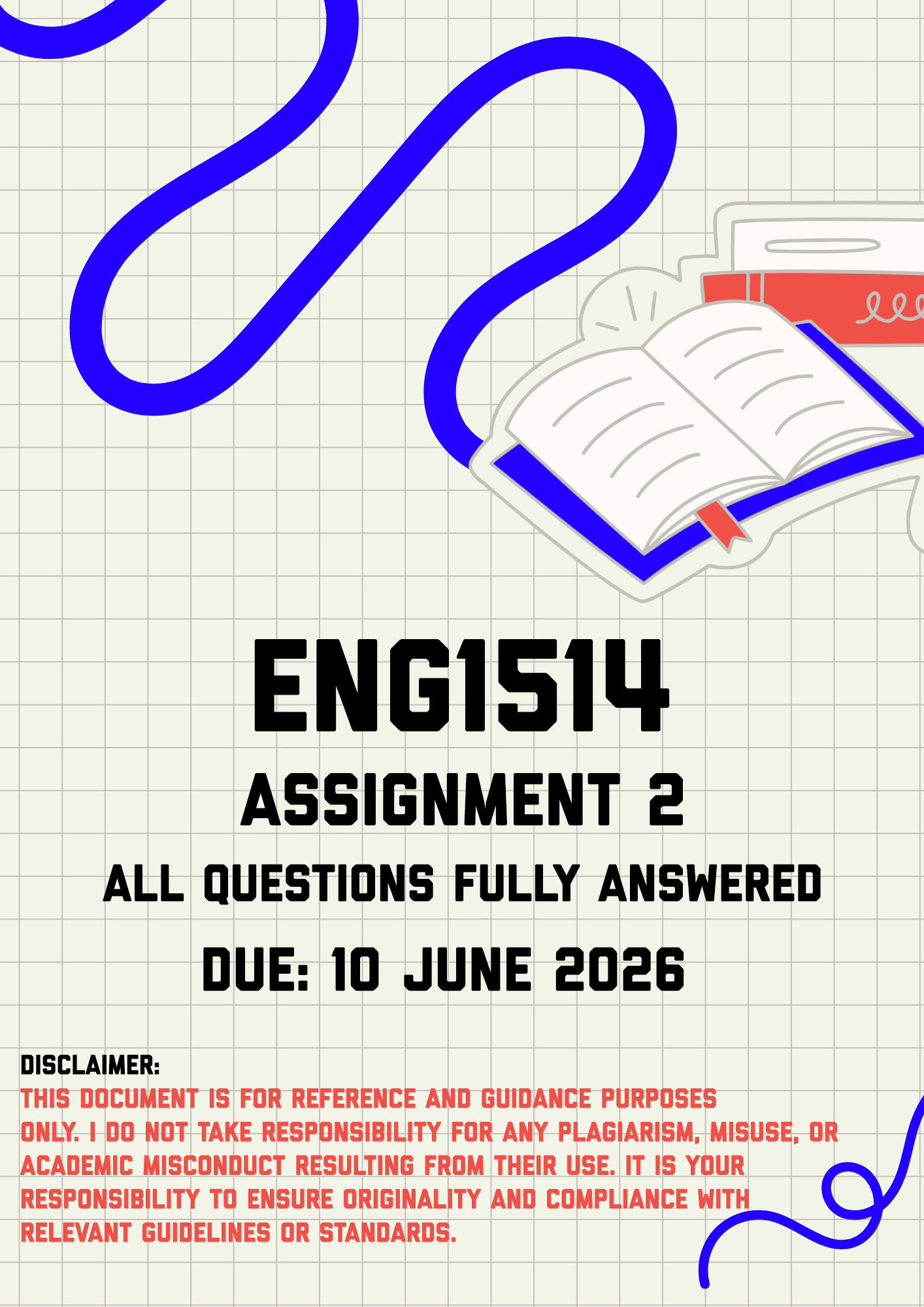 ENG1514 Assignment 2 Memo | Due 10 June 2026