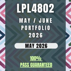 LPL4802 Portfolio Semester 1 (28 May 2026)