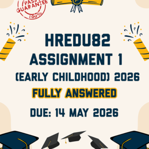 HREDU82 ASSIGNMENT 1 (EDUCATIONAL LEADERSHIP) 2026 - THREE TOPICS PROVIDED (DUE 14 MAY 2026)