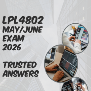 LPL4802 May/June Exam (100% TRUSTED & BEST ANSWERS) – 28 MAY 2026