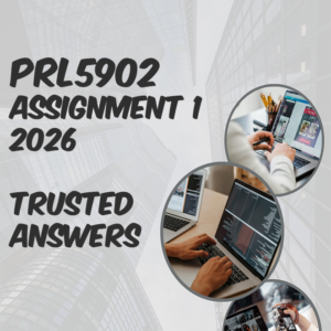 PRL5902 Assignment 1 2026 (100% TRUSTED & BEST ANSWERS) – 2 JUNE 2026