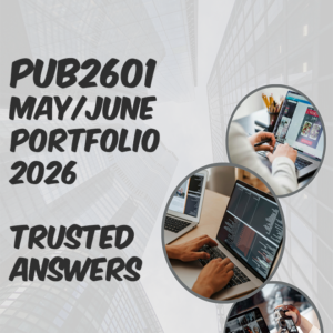 PUB2601 May/June PORTFOLIO (100% TRUSTED & BEST ANSWERS) – 22 MAY 2026