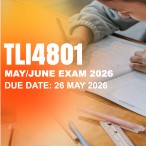 TLI4801 May/June Exam 2026 MEMO - Due 26 May 2026