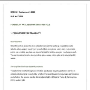 MNE2601 Assignment 3 2026 | Due May 2026 - Distinction Guaranteed