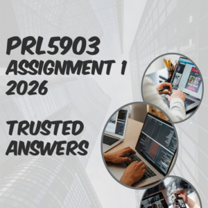 PRL5903 Assignment 1 2026 (100% TRUSTED & BEST ANSWERS) – 2 JUNE 2026