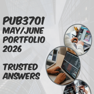 PUB3701 May/June PORTFOLIO 2026 (100% TRUSTED & BEST ANSWERS) – 25 MAY 2026