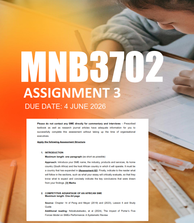 MNB3702 Assignment 3 Portfolio 2026 - Due 4 June 2026