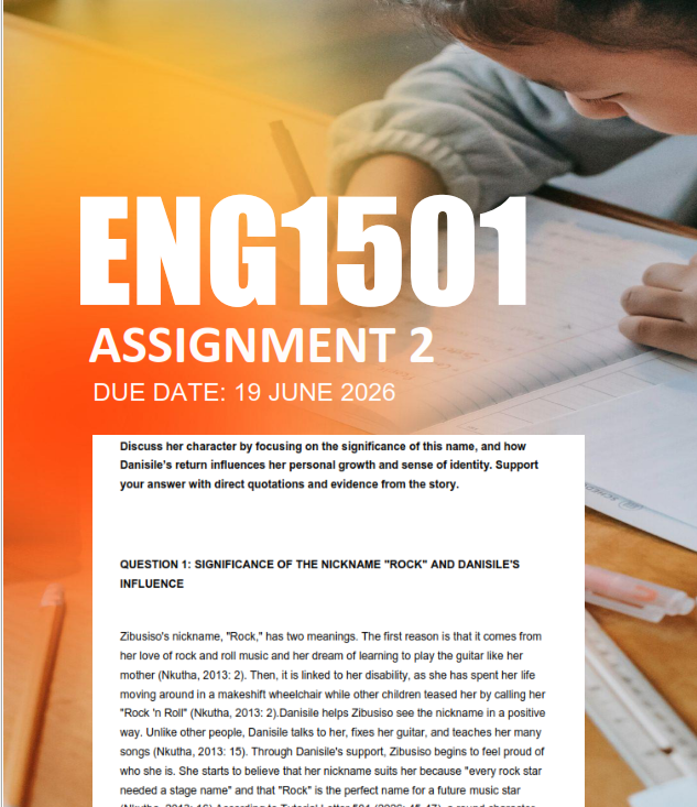 ENG1501 Assignment 2 Semester 1 2026 - Due 19 June 2026