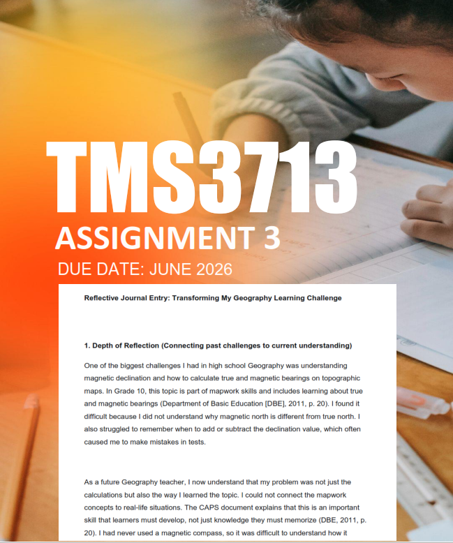 TMS3713 Assignment 3 Semester 1 2026 - Due June 2026