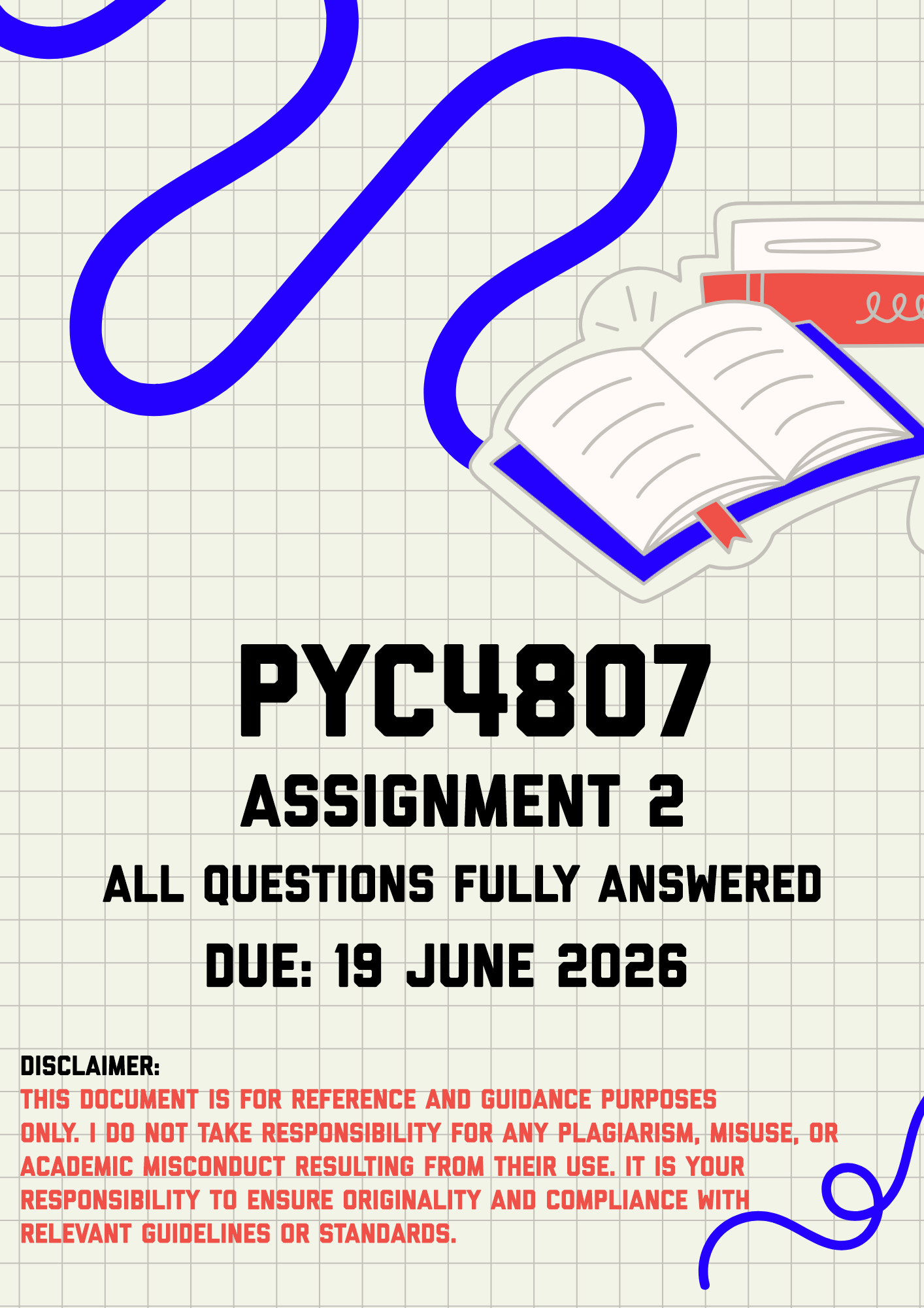 PYC4807 Assignment 2 Memo | Due 19 June 2026