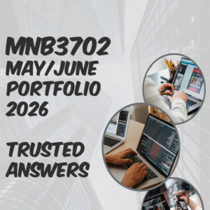 MNB3702 May/June PORTFOLIO 2026 (100% TRUSTED & BEST ANSWERS) – 4 JUNE 2026