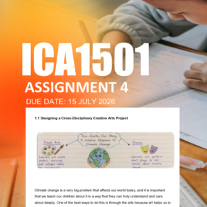 ICA1501 Assignment 4 Semester 1 2026 - Due 15 July 2026