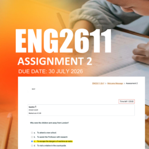 ENG2611 Assignment 2 Semester 1 2026 - Due 30 July 2026