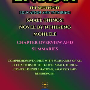 SMALL THINGS: CHAPTERS OVERVIEW AND SUMMARIES - ENG1501 NTHIKENG MOHLELE